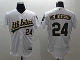 Oakland Athletics #24 Rickey Henderson White 2016 Flexbase Collection Stitched Jersey,baseball caps,new era cap wholesale,wholesale hats